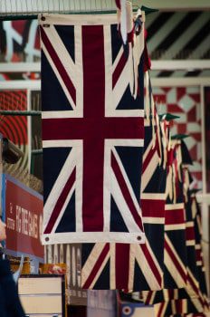 Britse export licht omlaag