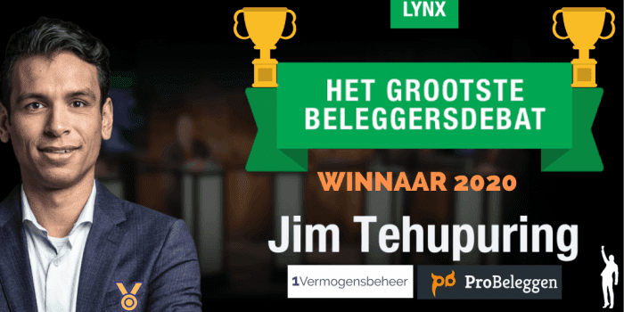 Jim Tehupuring Wint ‘Het grootste beleggersdebat van Nederland’