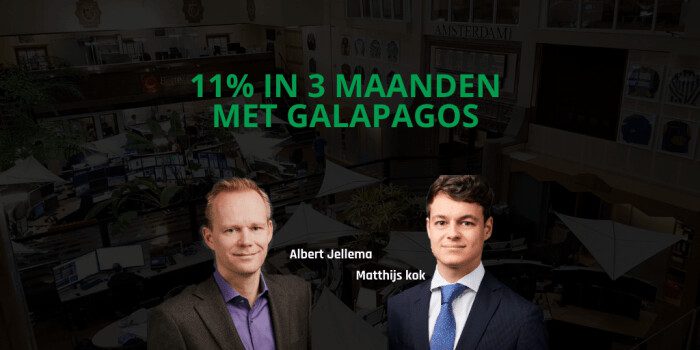 11% in 3 maanden met Galapagos