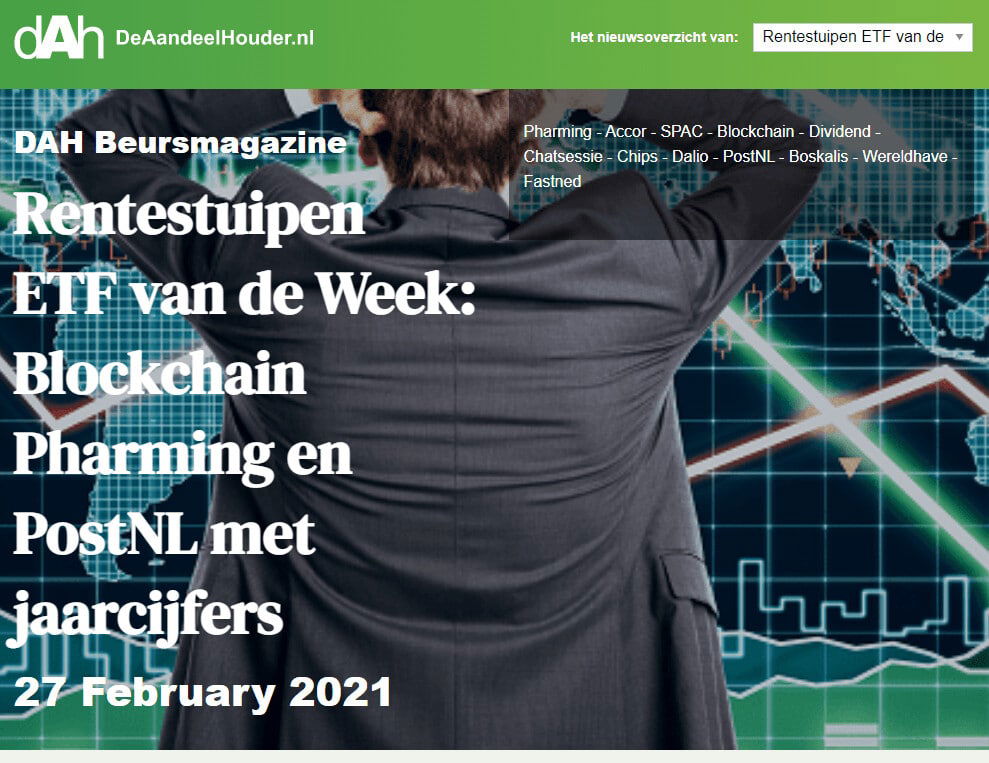 Afgelopen weekend in DAZ: Pharming, PostNL, Blockchain