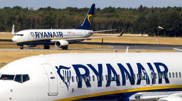 Reizigersaantallen Ryanair sterk omhoog, maar nog niet hersteld