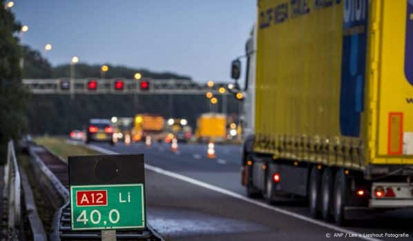 Afsluiting A12 zorgt voor ‘economische schade’ bij transporteurs