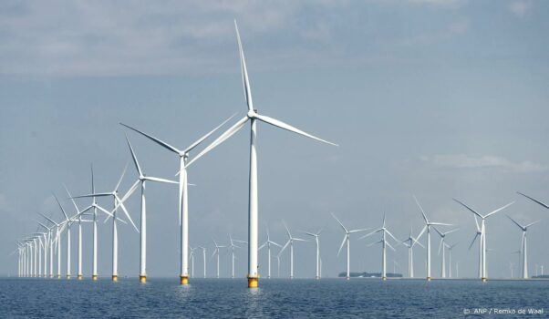 Windparken op zee stuwen productie hernieuwbare energie