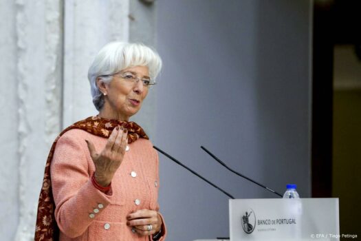 ECB-president Lagarde voorziet geen renteverhoging in 2022