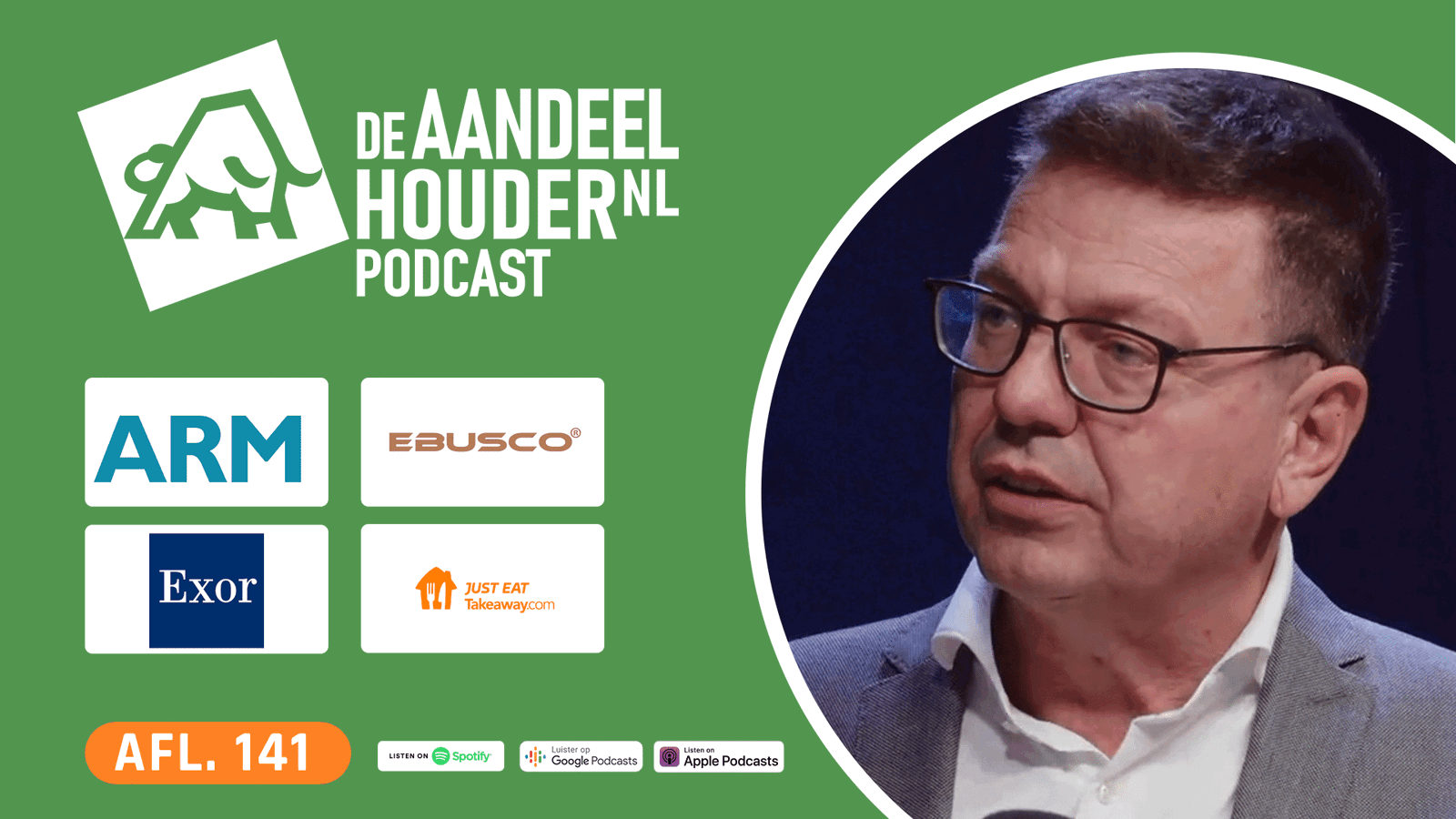 Adyen, Shell, DSM, ARM, Just Eat, EBUSCO, Walt Disney, Exor | DeAandeelhouder Podcast Afl 141