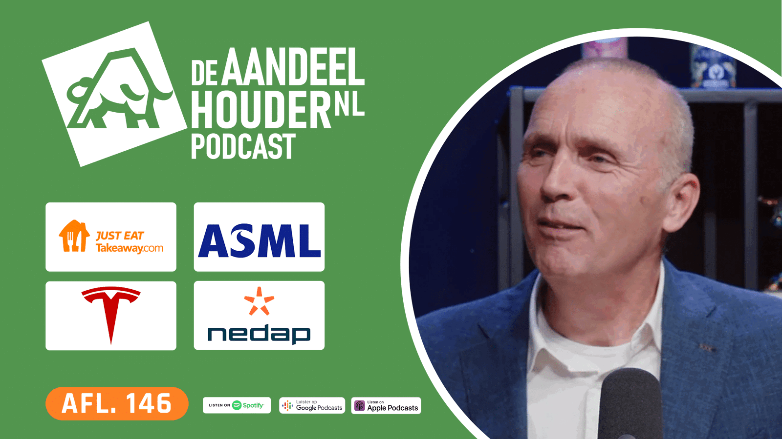 ASML, Just Eat Takeaway, Tesla, Netflix, Sligro | DeAandeelhouder Podcast Afl 146