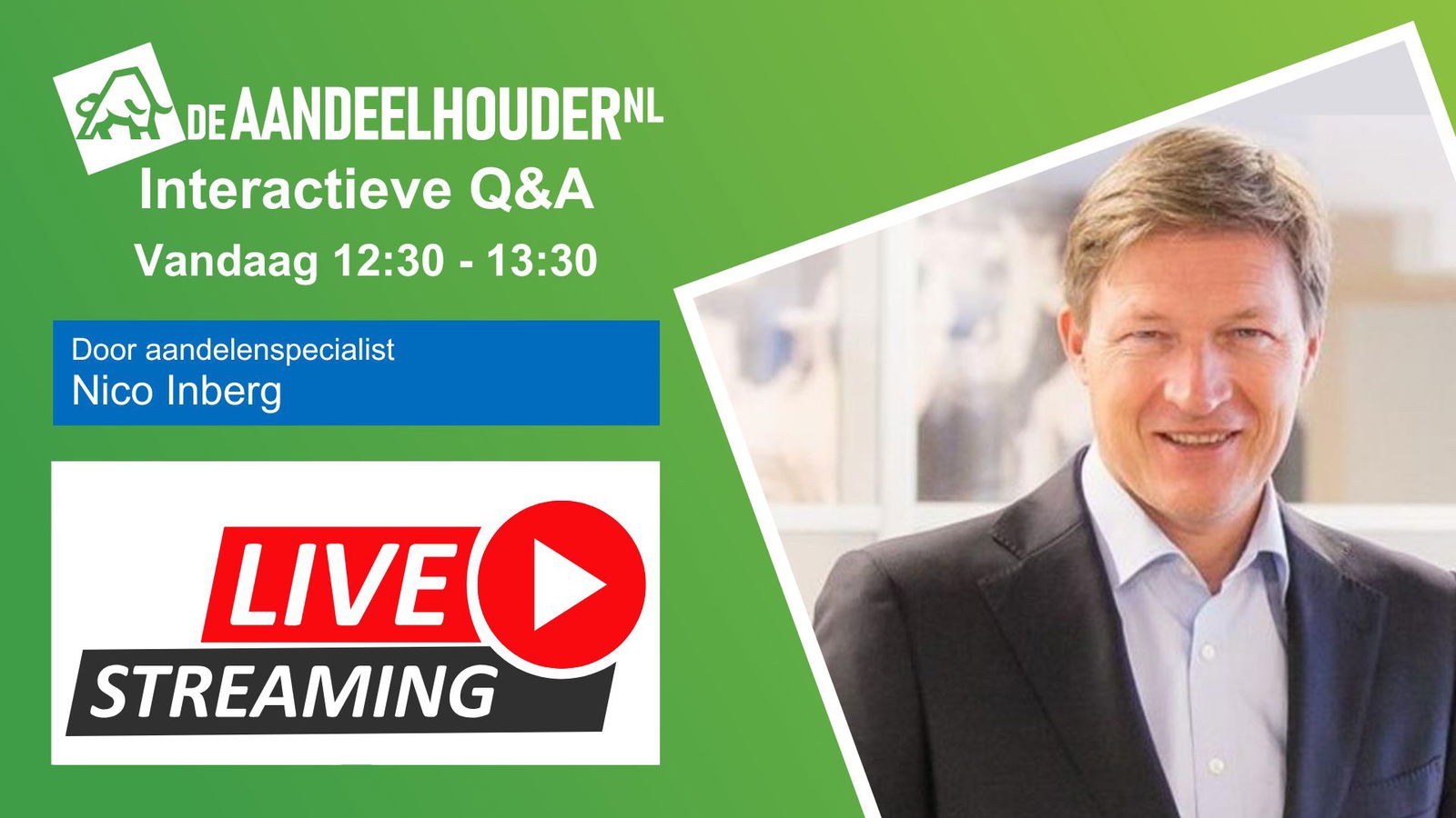 Interactieve Q&A met Nico: Pharming, ASML, Exmar, IMCD, HAL, Rente & veel meer!
