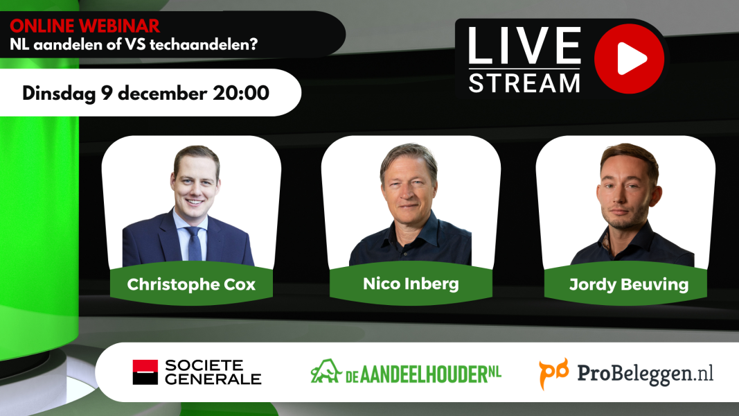 Webinar: NL aandelen of VS techaandelen?